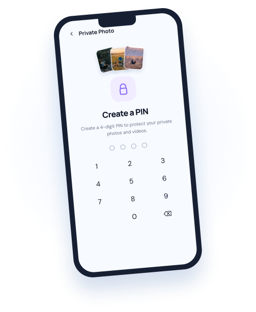 SmartClean private photo screen